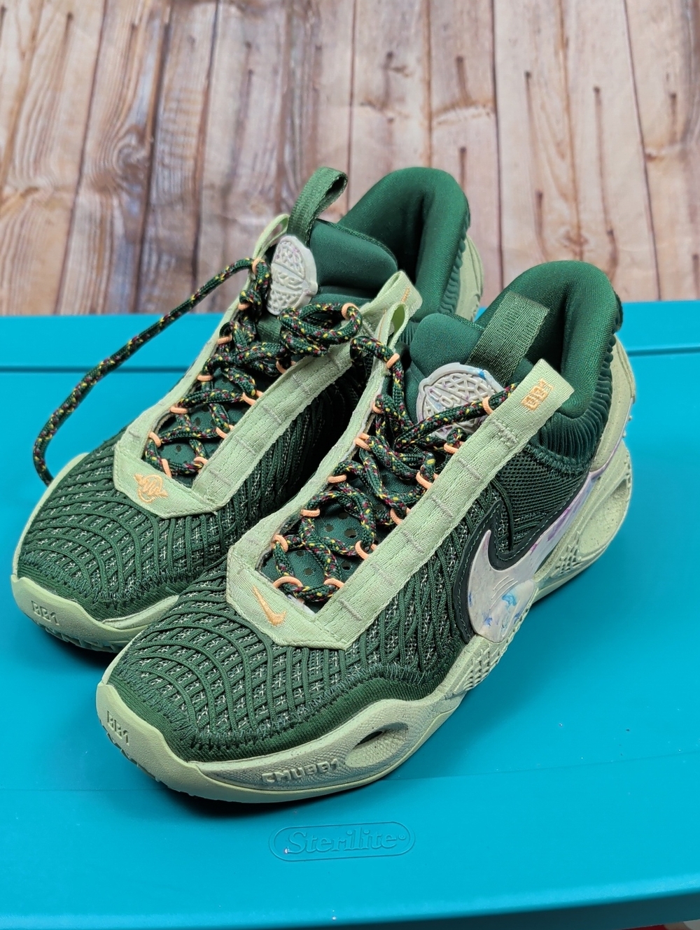 Nike Cosmic Unity Shoes Mens 6.5 Gorge Green Basketball Sneakers Shoe DM4426-300